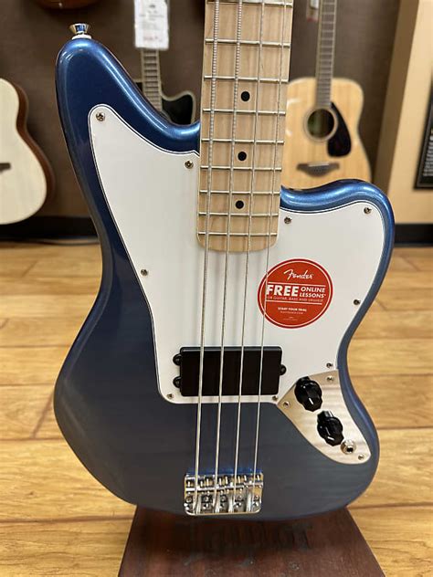 Squier Affinity Jaguar Bass H Lake Placid Blue Reverb