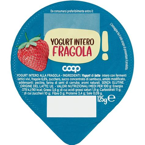 Yogurt Intero Alla Fragola Coop Gli Spesotti G Coop Shop