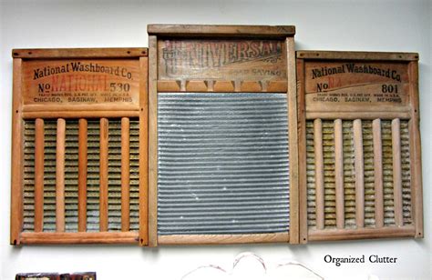 Washboard Wall Art Organized Clutter