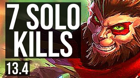 WUKONG Vs DARIUS TOP 7 Solo Kills 1 1M Mastery EUW Diamond 13