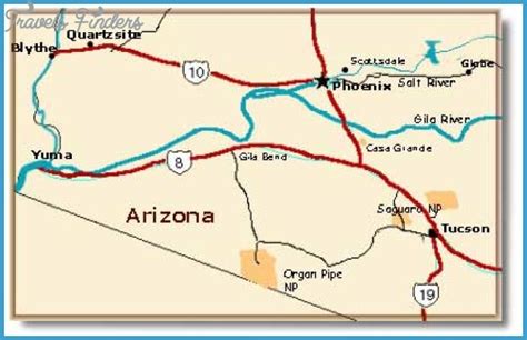 Yuma Proving Ground, Yuma Map Arizona - TravelsFinders.Com