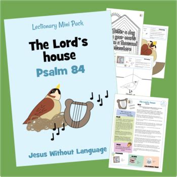 Psalm 84 - Kidmin Lesson & Bible Crafts + family study. | TPT