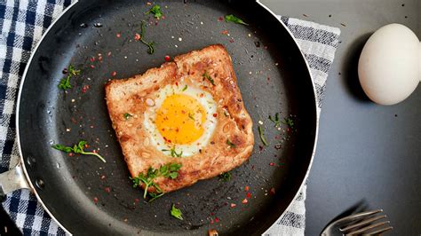 The Shot Glass Method For Perfect Egg In A Hole Toast