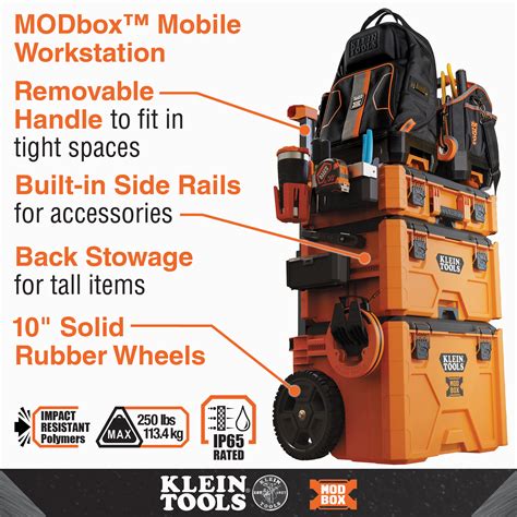 Klein Tools 55473rtb Tool Box Rolling Tool Bag On Wheels 50 Off