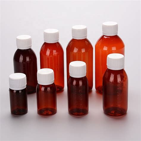 Pharmaceutical Bpa Free 200ml Plastic Syrup Bottles