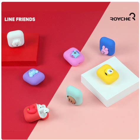 PO OPEN BT21 X ROYCHE OFFICIAL Airpods Case Hobbies Toys