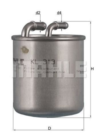 KL313 Knecht-Mahle топливный фильтр