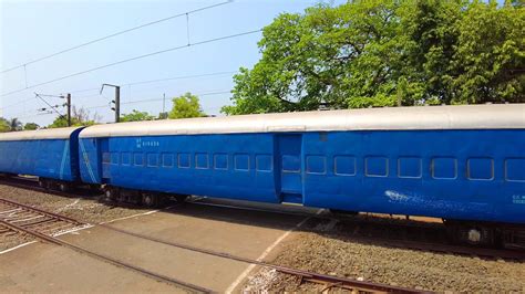 Wag Hauling New Modified Goods Train And Another Goods Train Between