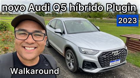 Uma volta ao redor do novo Audi Q5 híbrido plugin 2023 367cv que