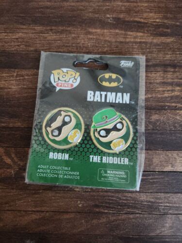 Funko Pop Pins Robin And The Riddler New In Package Ebay