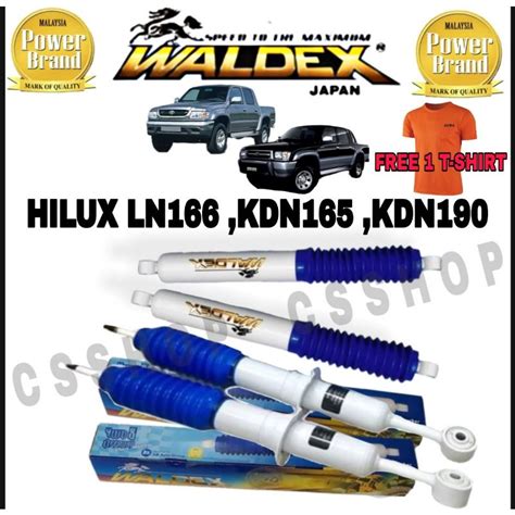 Toyota Hilux LN166 KDN165 KDN190 Waldex Heavy Duty Absorber Off