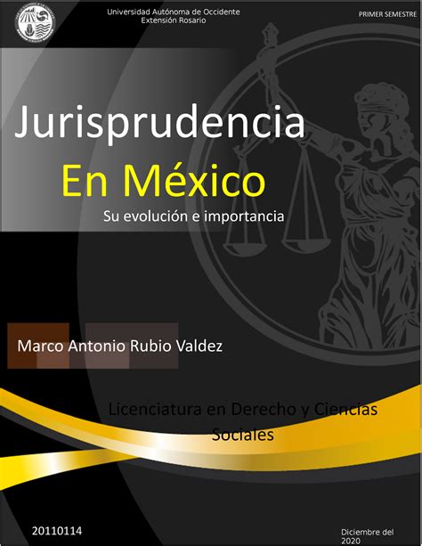 Jurisprudencia En M Xico Definici N Conceptos Claves I