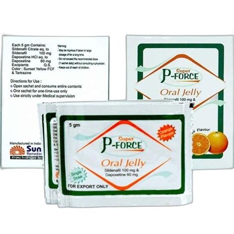 Super P Force Oral Jelly At Rs 50 Pack Erectile Dysfunction Medicine In New Delhi Id