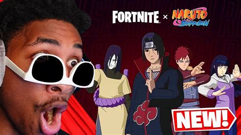 NEW FORTNITE X NARUTO RIVALS SKINS PLAYING WITH VIEWERS FORTNITE