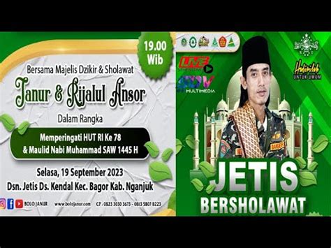 Live Jetis Bersholawat Bersama Majelis Janur Youtube