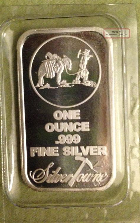 Silvertowne Logo 1oz. 999 Fine Silver Bar