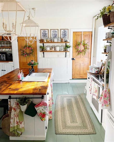 Get Inspired By These 30 Sweet Cottagecore Kitchens Cottagecore