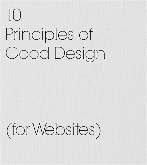 10 Principles Of Good Design For Websites Clarity Creative Group Blog