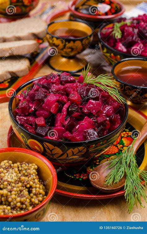 Traditional Salad of Boiled Vegetables Stock Photo - Image of carrot, beet: 135160726