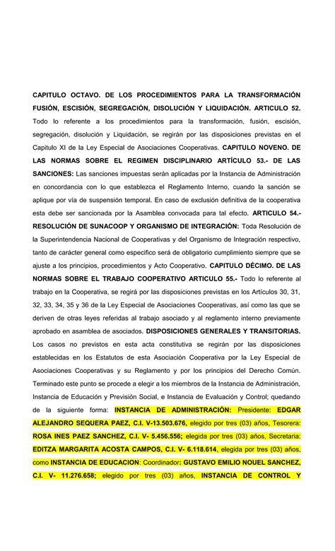 Acta Modelo Constitutiva Nueva Pdf