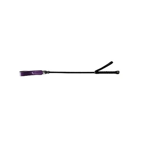 Short Riding Crop Slim Tip 20 Purple