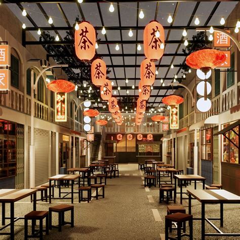 Hong Kong Style Hot Pot Restaurant Sketchip File Ds Max Store Sell Model Ds Max