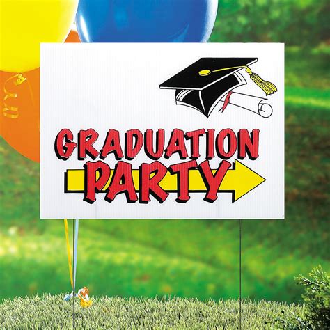 Graduation Party Yard Sign - Party Decor - 1 Piece - Walmart.com