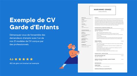 Exemple de CV pour garde d enfants et guide de rédaction cvapp fr