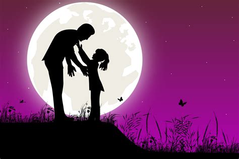 Cute Father And Daughter Silhouette By Curutdesign Thehungryjpeg