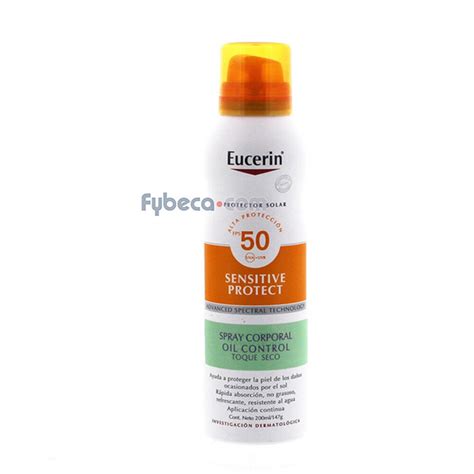 Protector Solar Eucerin Sun Toque Seco Fps50 200 Ml Spray Fybeca