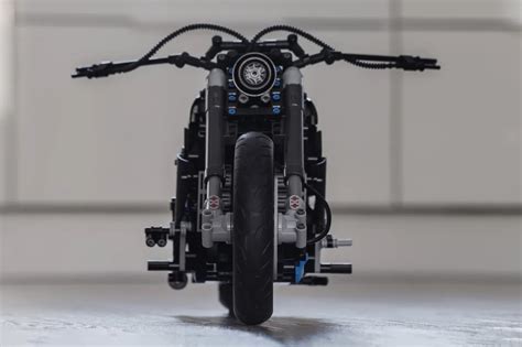 Gorgeous Lego Hot Rod Motorcycle Features A Brick Based V2 Engine With