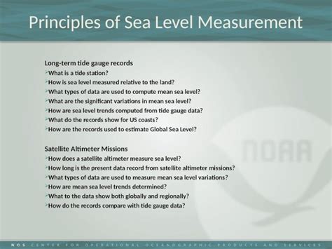 PPT Principles Of Sea Level Measurement DOKUMEN TIPS