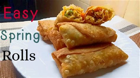 Crispy Yummy Spring Rolls Beef Spring Rolls From Scratch Youtube