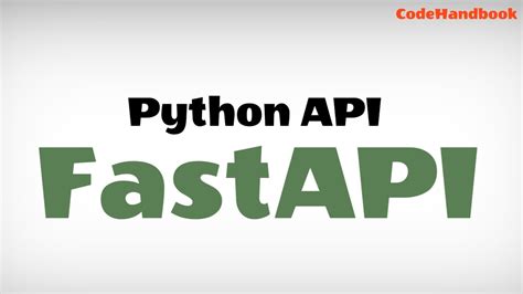 Your First Python Api Using Fastapi Youtube