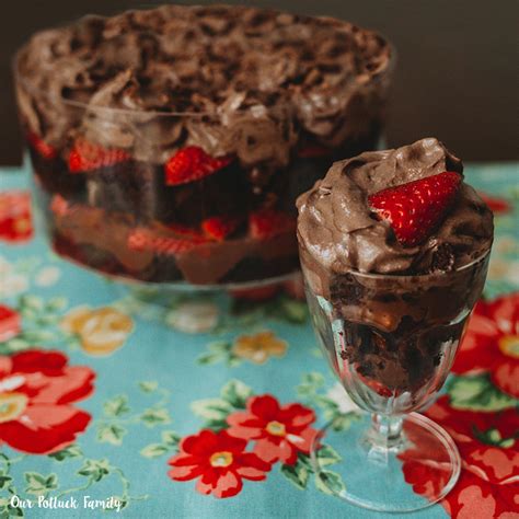 Chocolate Trifle With Pound Cake