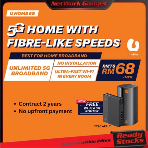 [UMOBILE NEW BROADBAND PLAN] U HOME 5G SIM/ SIM+ROUTER PLAN WITH ...