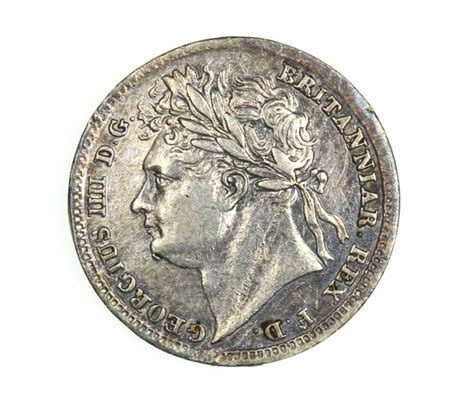 George Iv Ad Silver Penny Ad Maundy Coinage Silbury