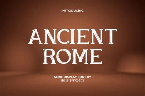 Ancient Rome Font Free Fonts