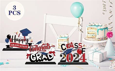 Innoru Class Of 2024 Graduation Table Centerpieces Set