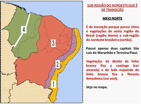 Geografando Slide Ano Nordeste Cap Tulo Unidade