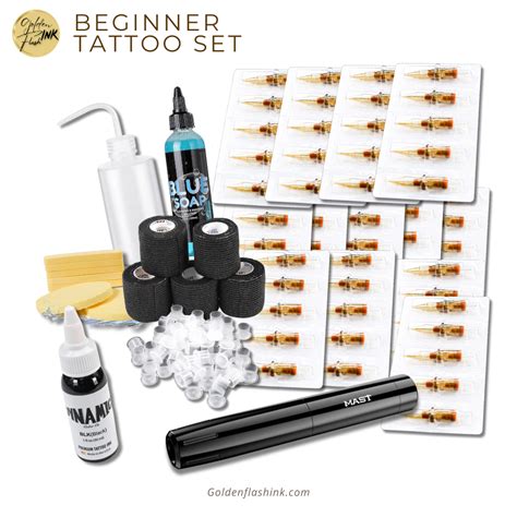 Beginner Tattoo Starter Kit – Golden Flash Ink