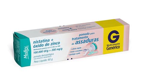 Pomada Assaduras Nistatina Oxido De Zinco Gr X R Em Mercado