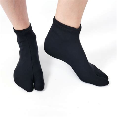 Calcetines Japoneses NYLON STRETCH TABI Negro O Blanco