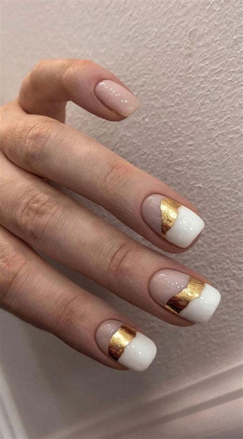 Most Beautiful Nail Designs You Will Love To Wear In Gold Foil And