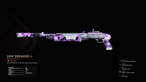 Jaw Breaker Cod Warzone And Black Ops Cold War Weapon Blueprint