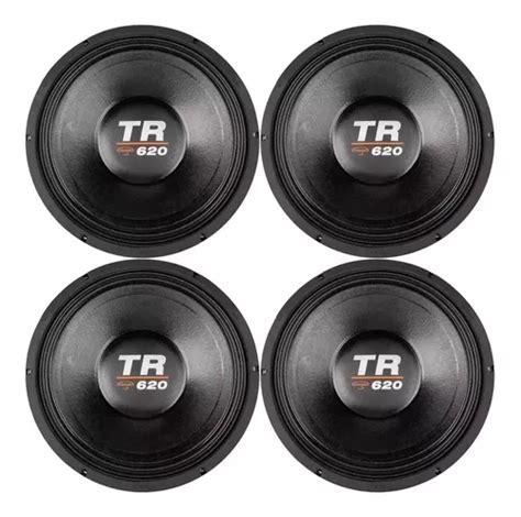 2 Pares Alto Falante Woofer Triton 12 620w Rms Tr 620 Parcelamento