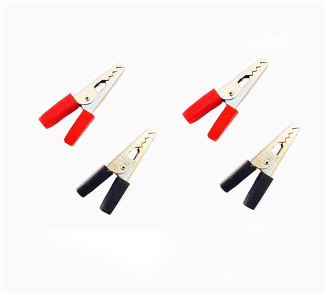 Buy Ovicart Mm Crocodile Alligator Clip Red Black For Diy Kit Online