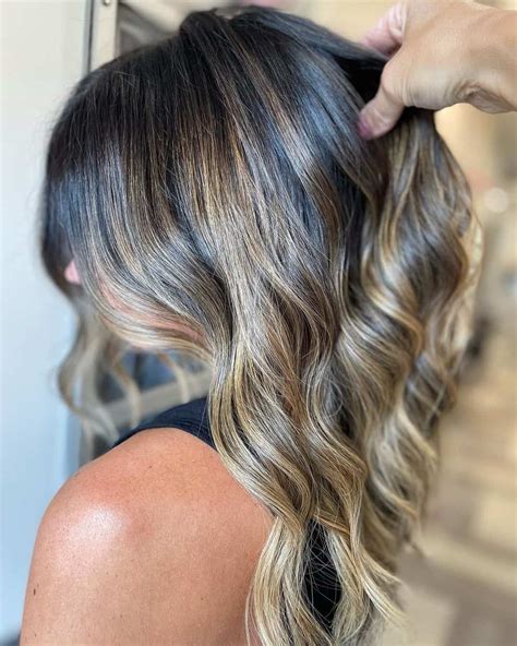 Get The Sweetest Look Black Hair With Chocolate Balayage How To