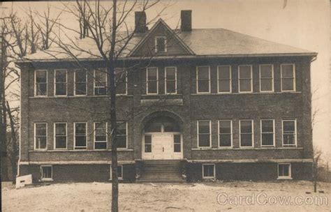 School Building, Built 1912 Springfield Township, PA Postcard