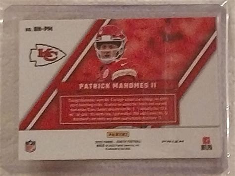 Mavin Patrick Mahomes Ii Zenith Behind The Numbers Red Prizm